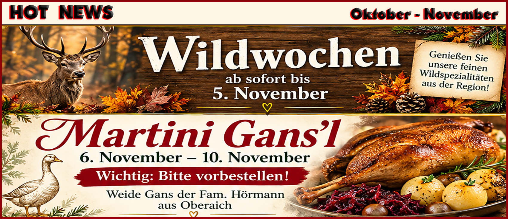 Oktober November news